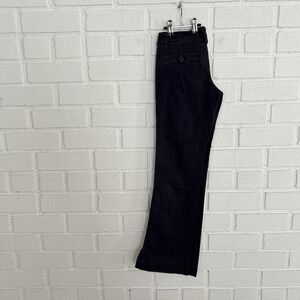 Aeropostale Hailey Skinny Flare Khaki Pants Dark Blue Womens 00